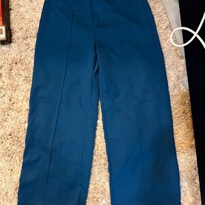 Chic Teal Women's Wide Leg Pants